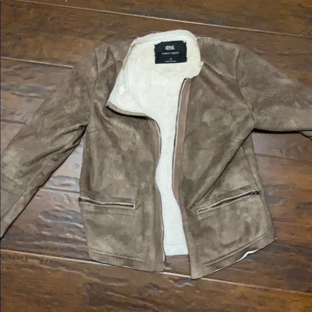 Suede tan coat